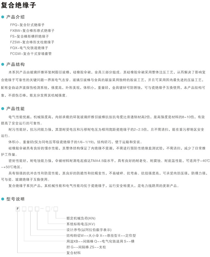 FS復(fù)合橫擔(dān)絕緣子